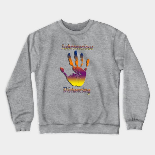 Subconscious Distancing Crewneck Sweatshirt by Jeffrey Torres